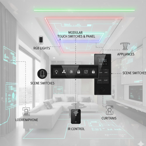 smart touch panel for home automation india